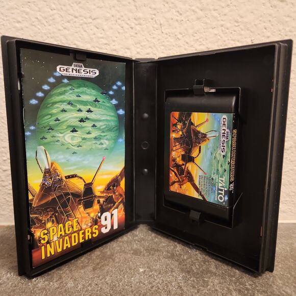 Game - Space Invaders '91 (CIB) - Genesis - Sega - Taito - Picture 3 of 8